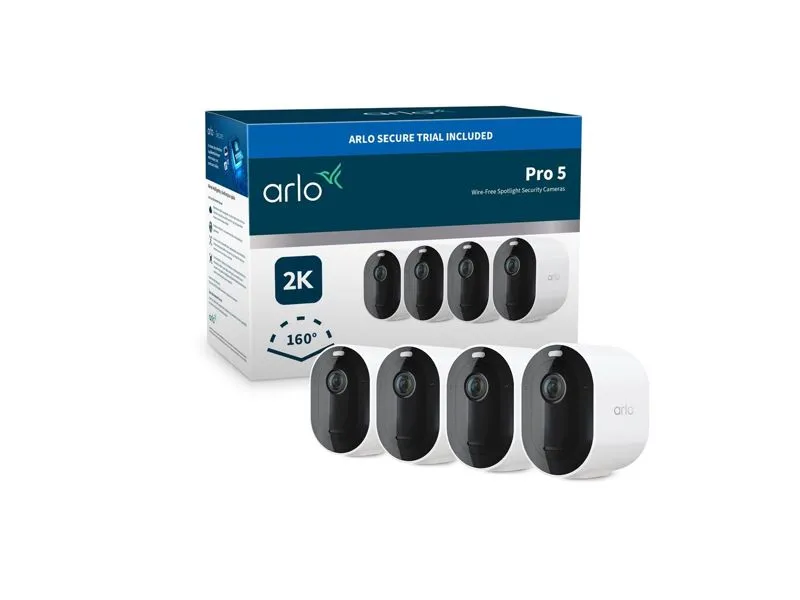 Arlo Pro 5 valvontakamerajärjestelmä, 4 kameraa